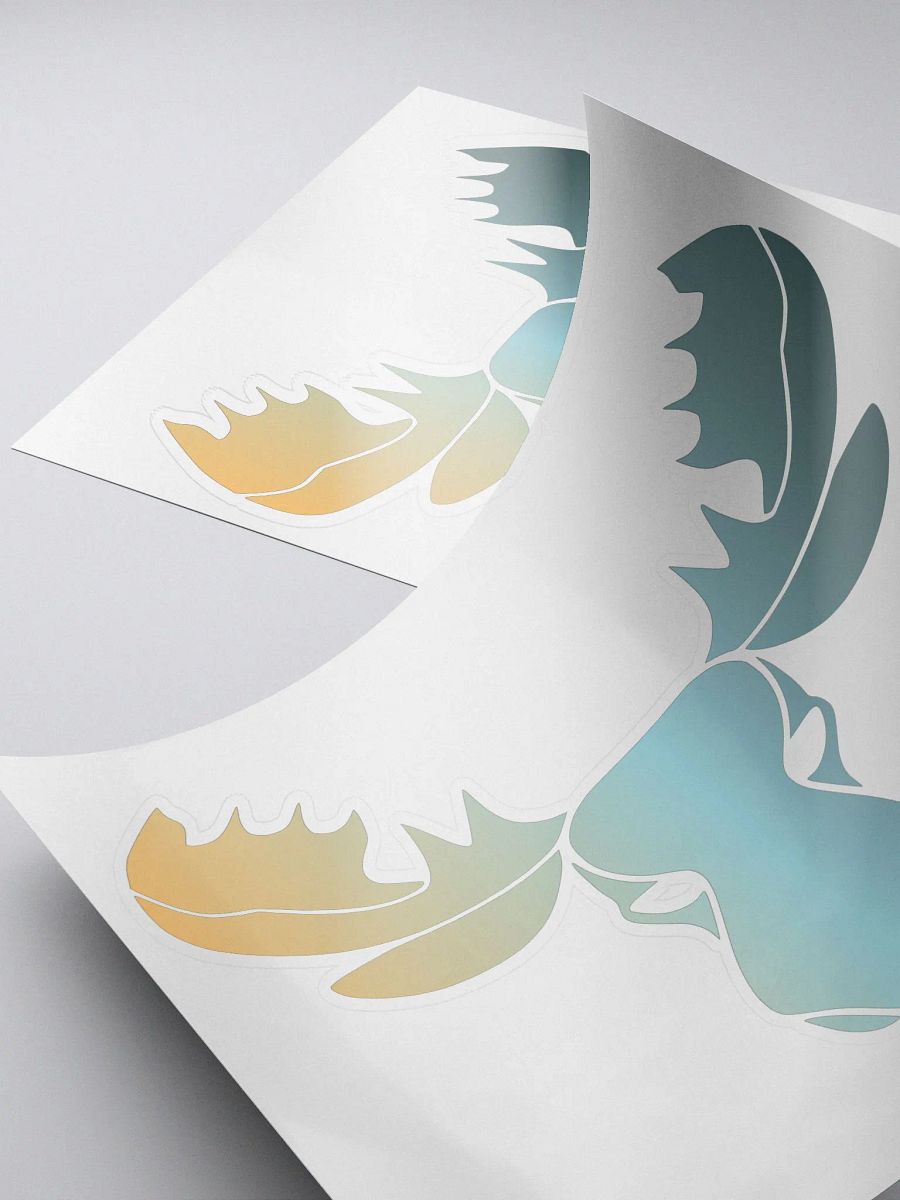 Colorful Madish Moose Logo Sticker product image (4)