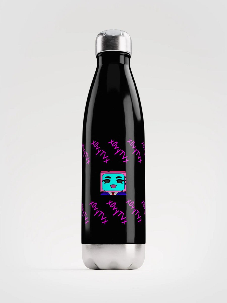 Techy Monitor Man Stainless Steel Water Bottle product image (1)
