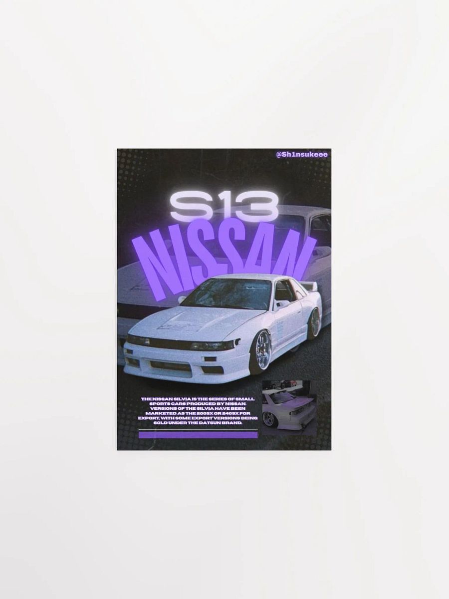 S13 Nissan Silvia Matte Poster product image (13)