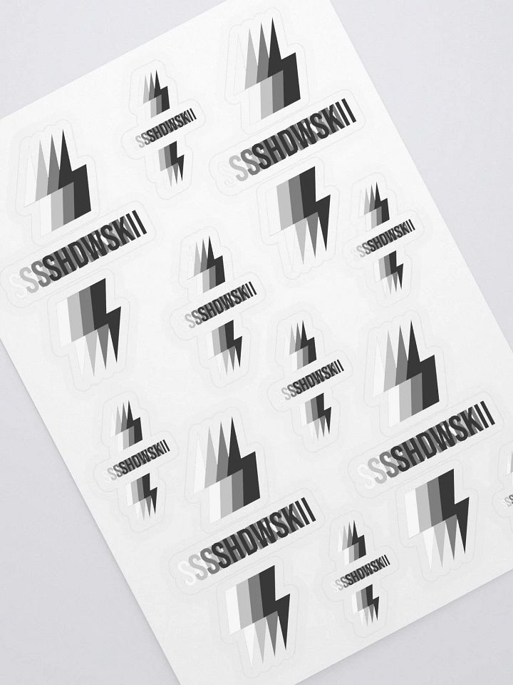 3D STICKERS / BLACK TO WHITE product image (2)