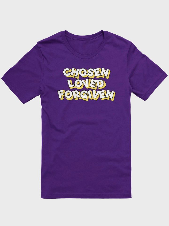 Chosen Loved Forgiven Tee product image (29)