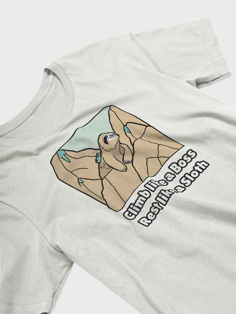 Climb Like a Boss Rest Like a Sloth - Climbing T-Shirt product image (2)