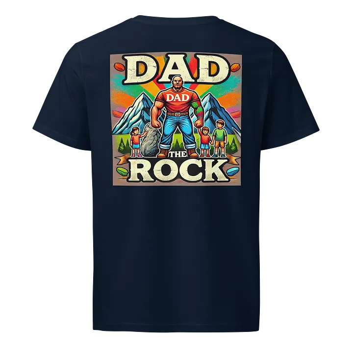 Dad The Rock - Mountain Family Men's Organic T-Shirt product image (2)