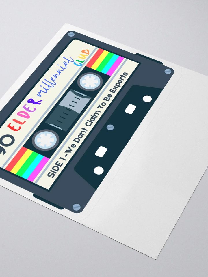 Retro Cassette Tape Kiss Cut Sticker product image (2)