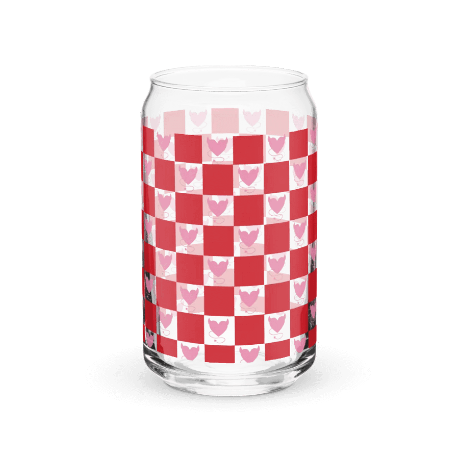 Pink devil heart can glass product image (7)