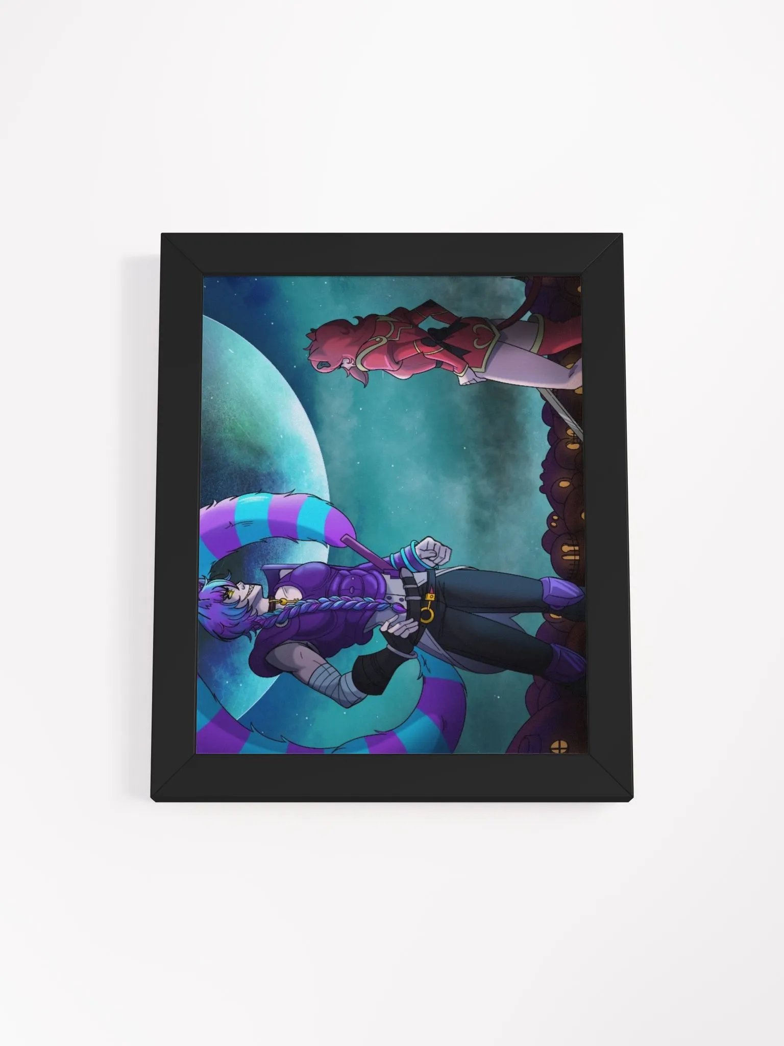 Xeshire and Erza Dragoon Framed Poster product image (1)