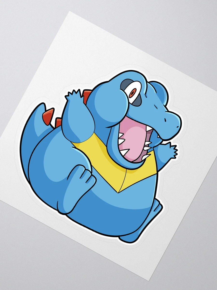 Chubby Totodile Large Sticker product image (2)