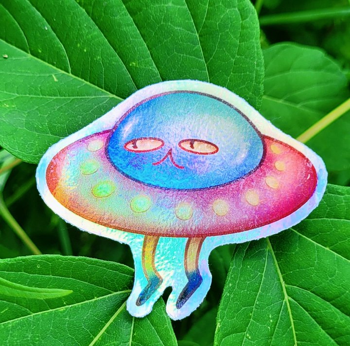 Holo UFO Sticker product image (1)