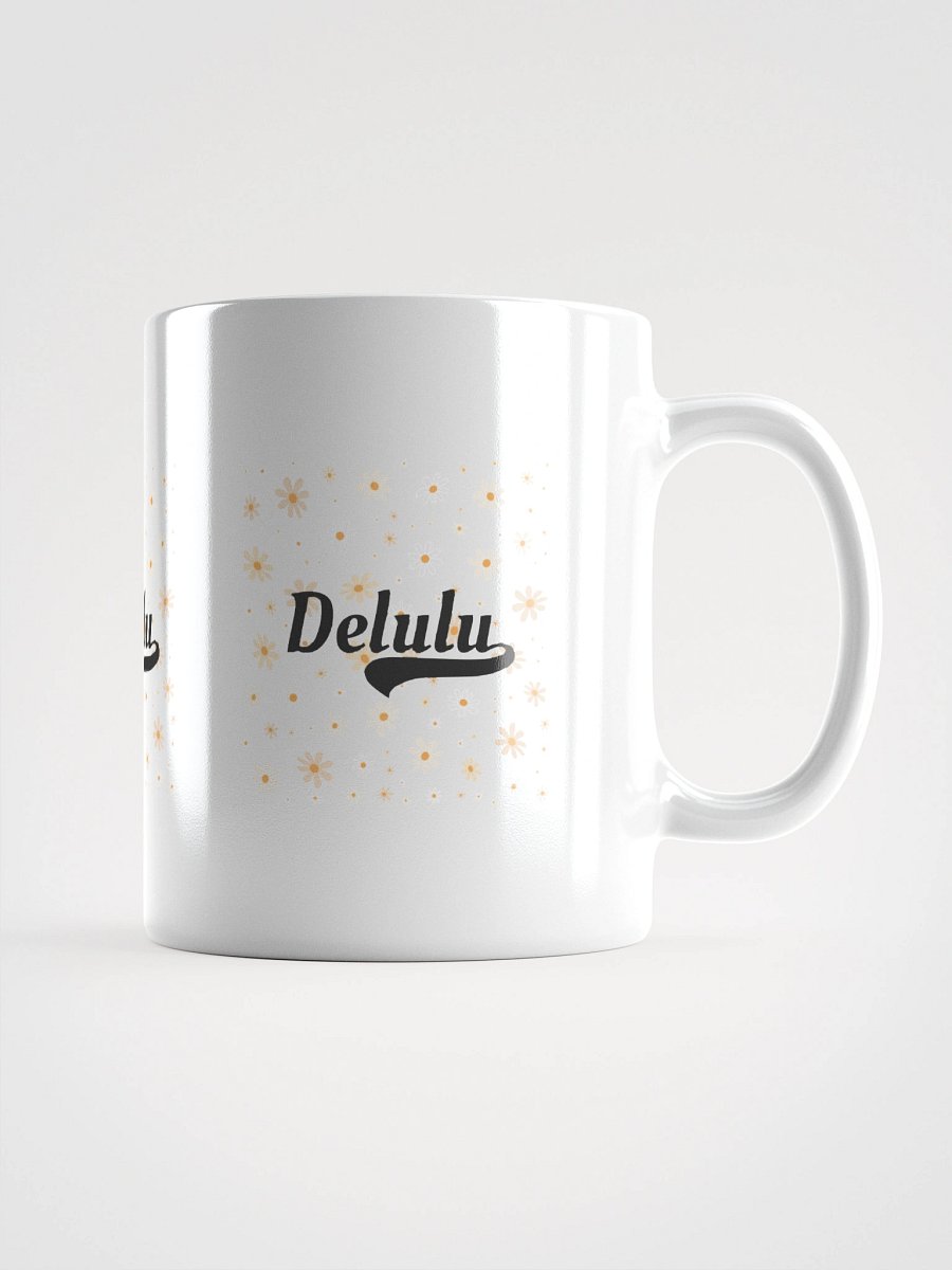 Delulu White Glossy Mug product image (3)