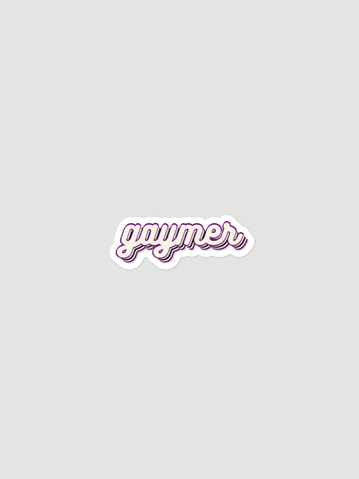 GAYMER STICKER - DEMISEXUAL PRIDE product image (1)