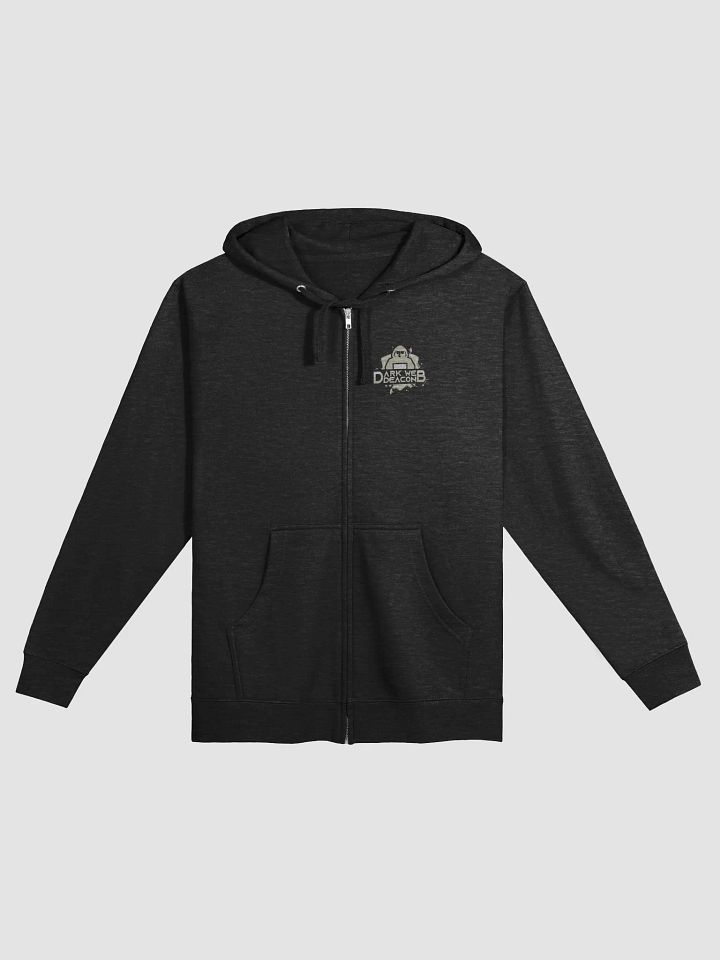 DWD Zip Up Hoodie - Grey/White Logo product image (1)