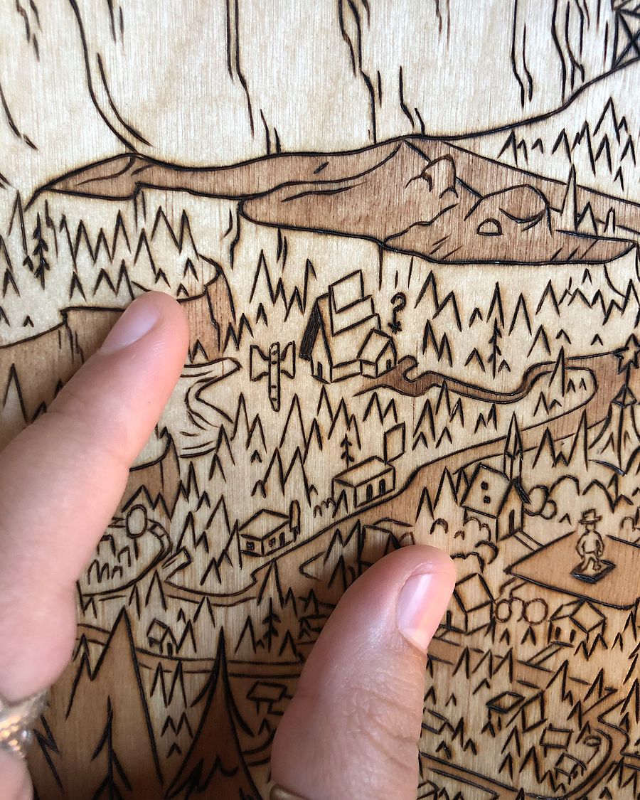 Gravity Falls Reference Map product image (7)