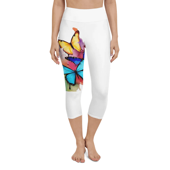 Yoga Capri Butterfly Leggings product image (1)
