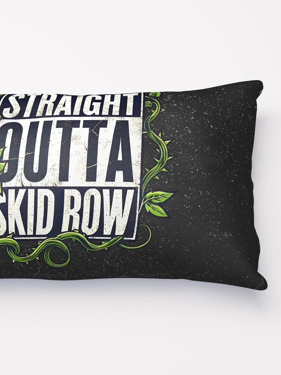 Straight Outta Skid Row Little Shop of Horrors Pillow – All-Over Print Broadway Decor product image (2)