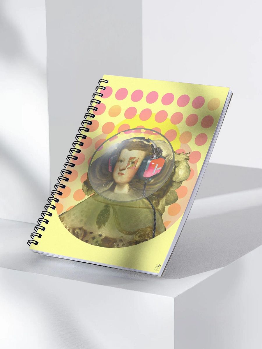 Queen of Space by Frank Fonik, EDM Techno Spiral Notebook product image (4)