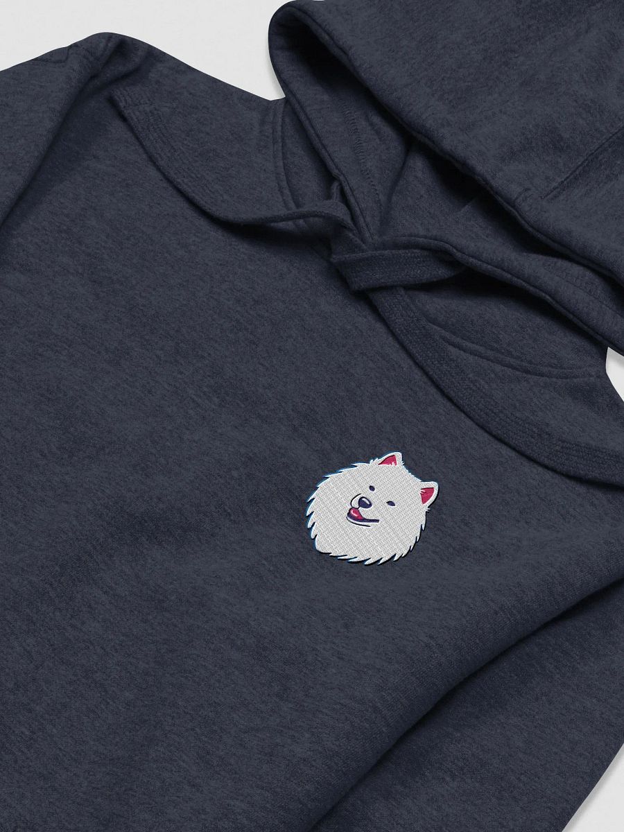 Smiling Samoyed Pup Embroidered Unisex Premium Hoodie product image (8)