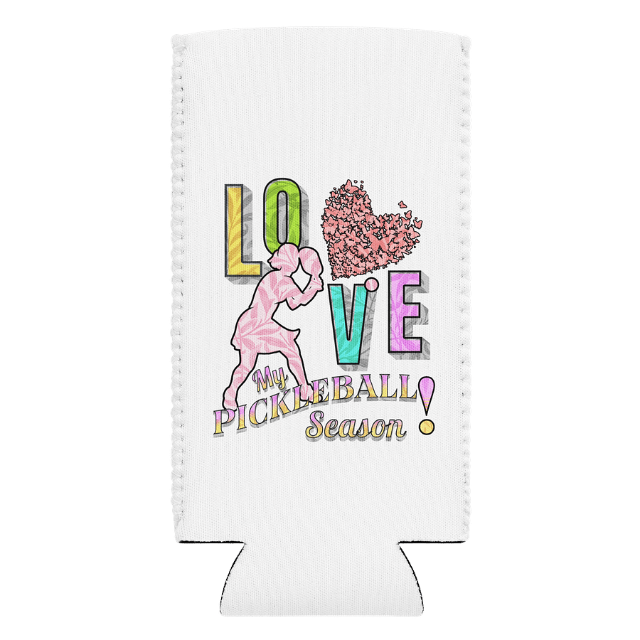 Love My Pickleball Season Female Can Cooler product image (1)