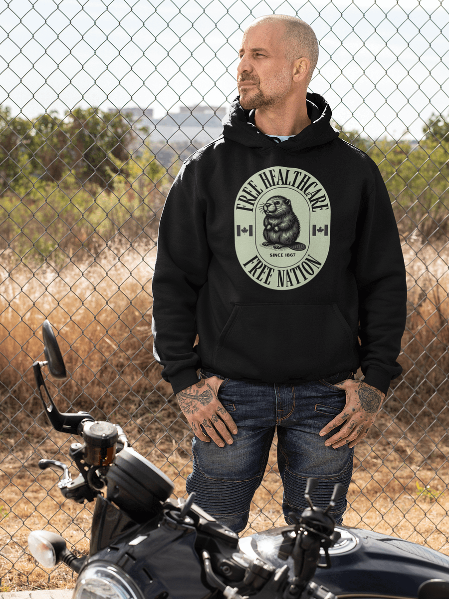 Free Healthcare Beaver Emblem Hoodie product image (1)