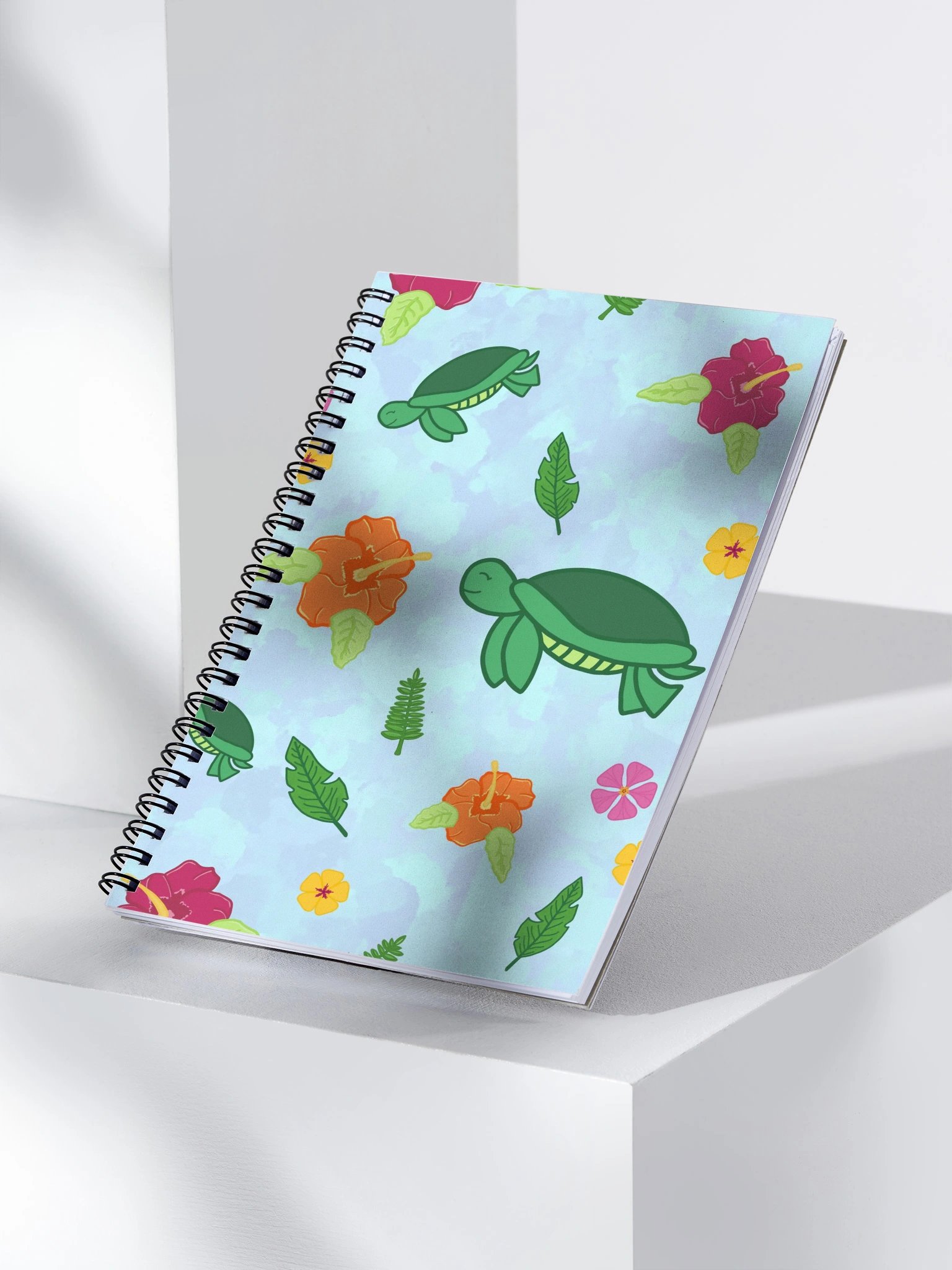 Tropical Turtle Pattern Spiral Journal product image (4)