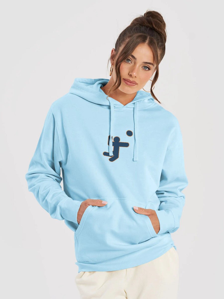 Bump Set Chat Hoodie with Blue Logo on the back product image (25)