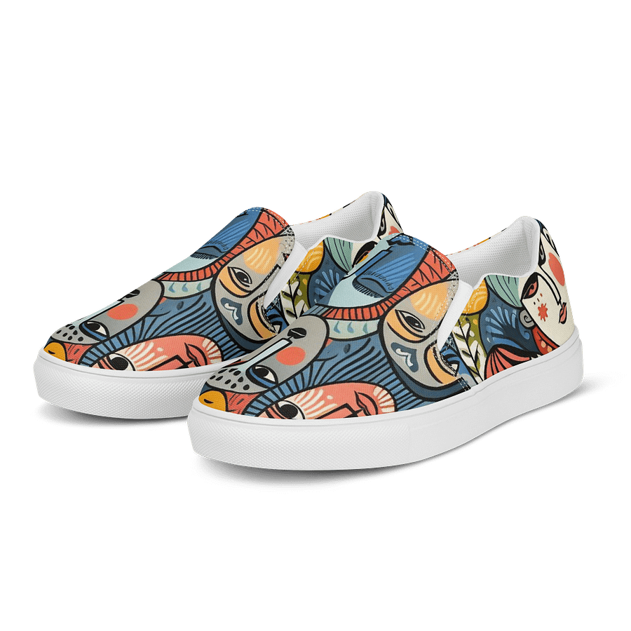 Faces Art Canvas Shoes product image (3)