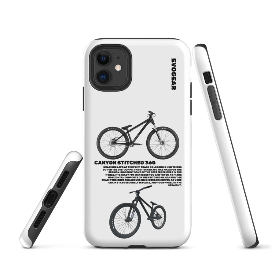 White Stitched 360 iPhone Case product image (1)