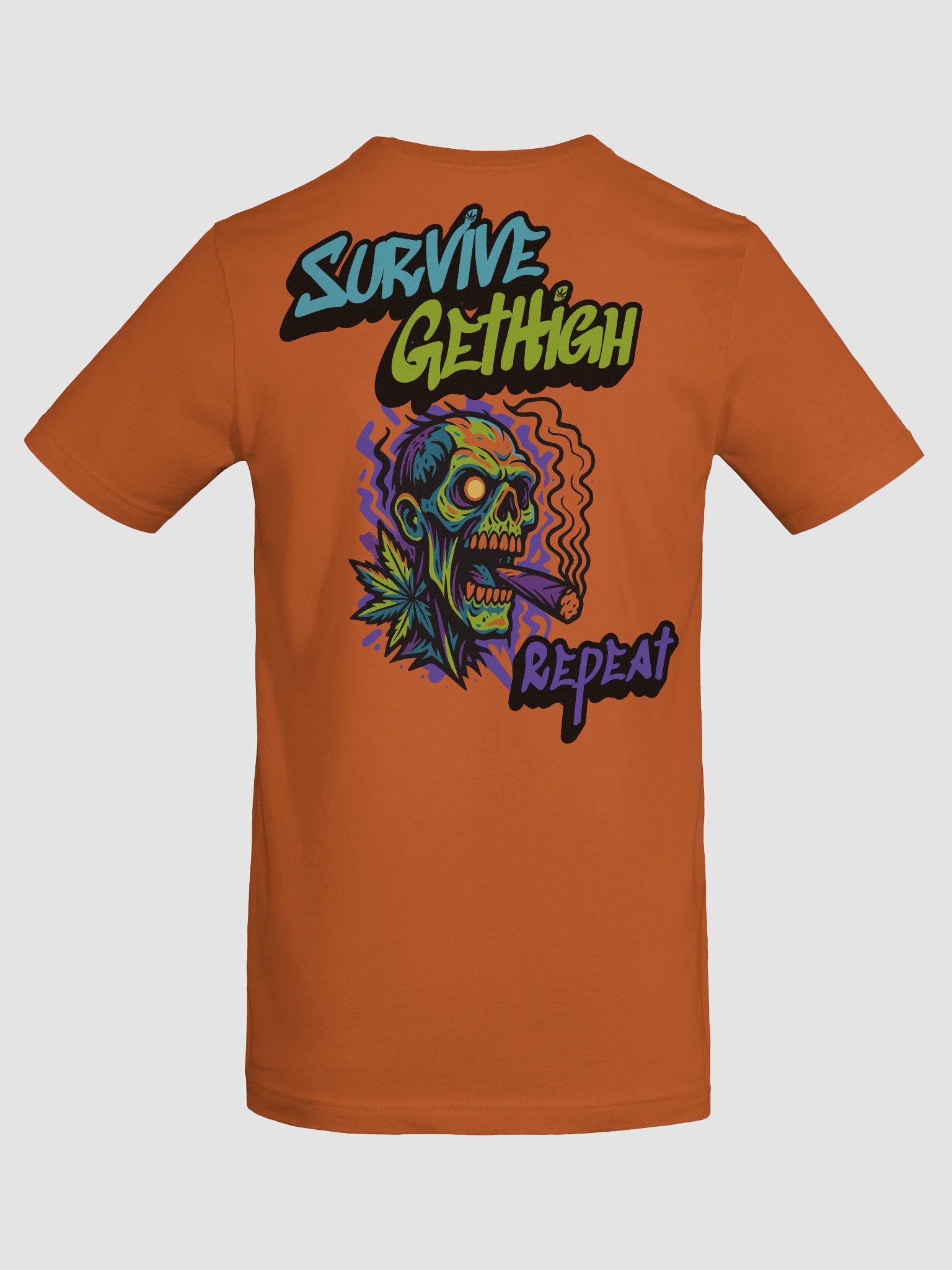 Survive Get High Repeat Zombie Tee product image (8)
