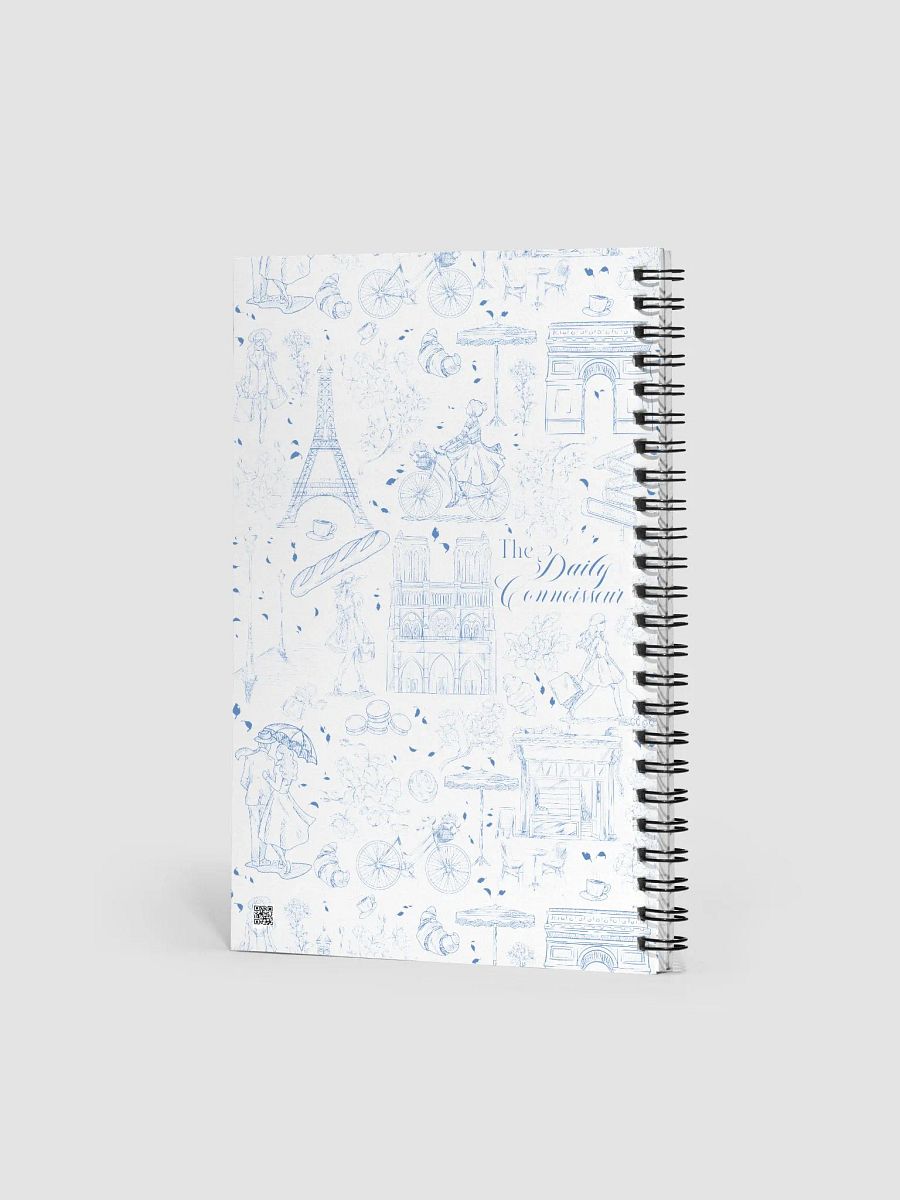 Parisian Toile Spiral Notebook product image (2)
