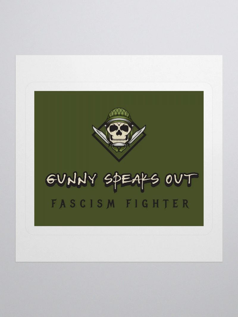 Fascism Fighter Kiss Cut Stickers