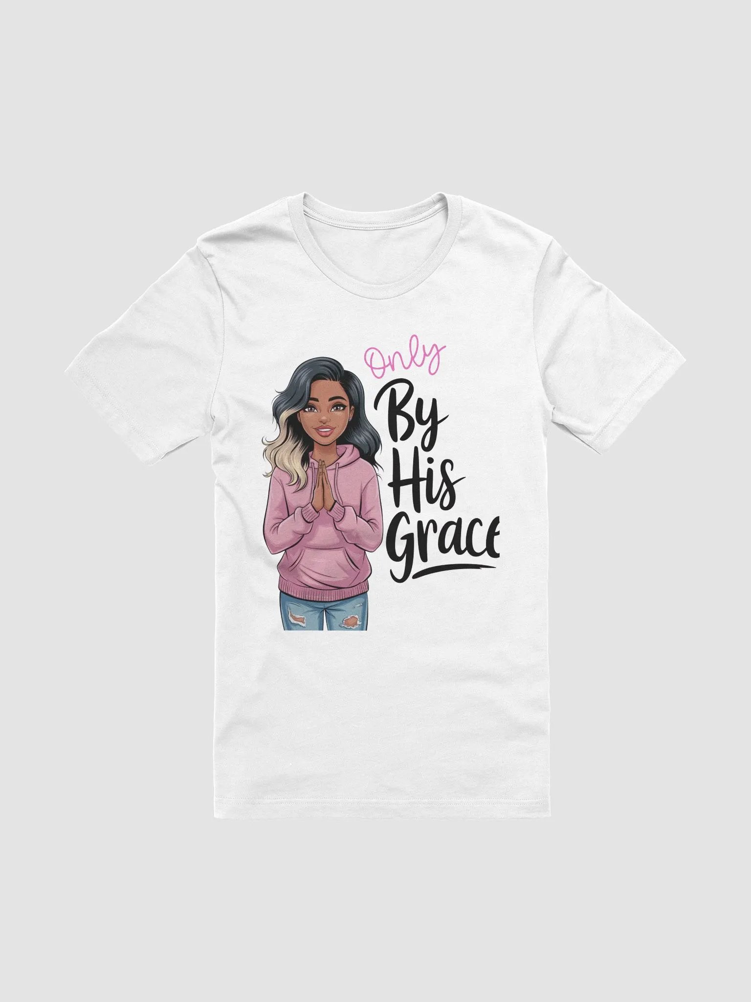 Only By His Grace Tshirt for the Christian Believer product image (1)
