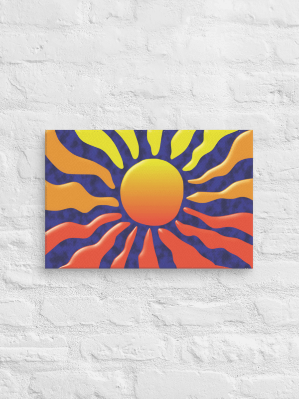 Radiant Sunburst -Canvas product image (2)