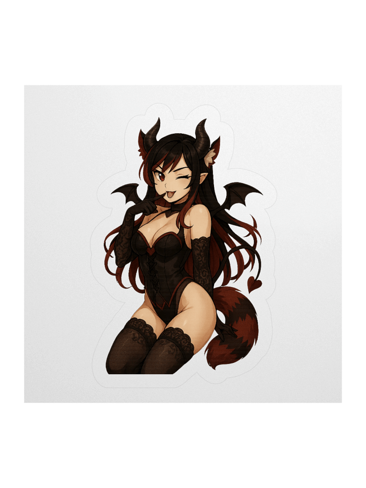 Mika Succubus Halloween Sticker 🦊🖤 product image (2)