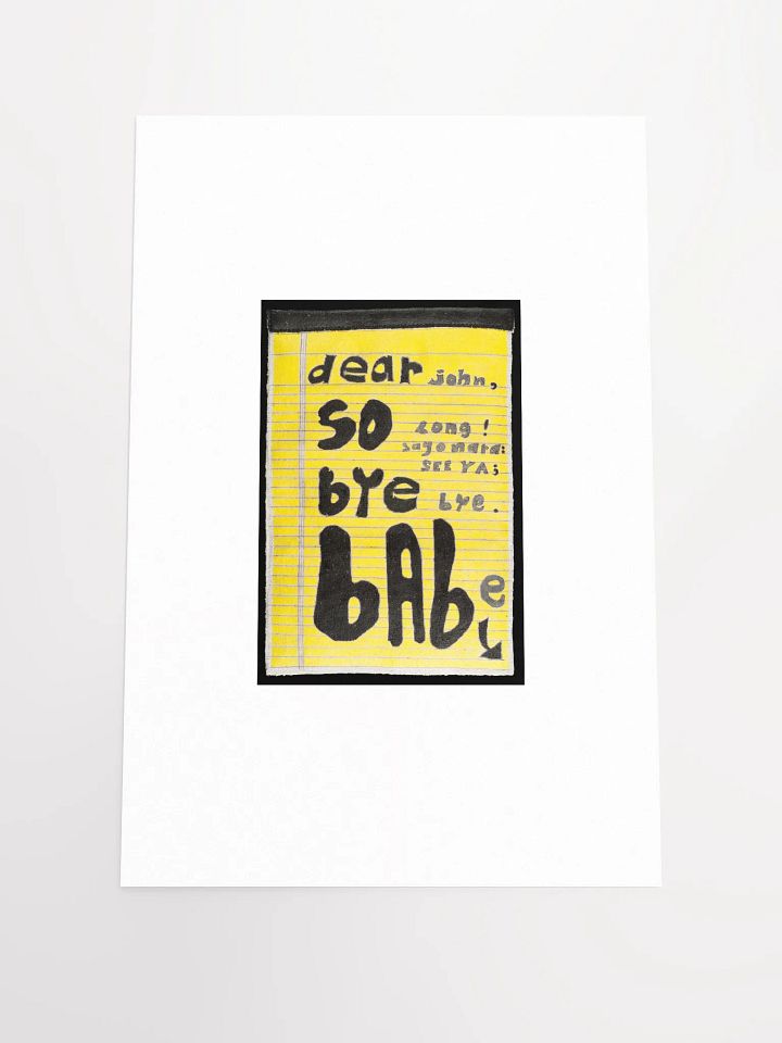 Dear John Print product image (2)