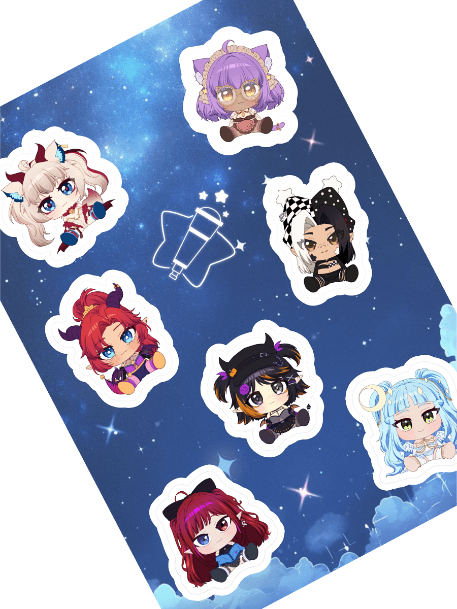 StarGazer Group Sticker Sheet product image (1)