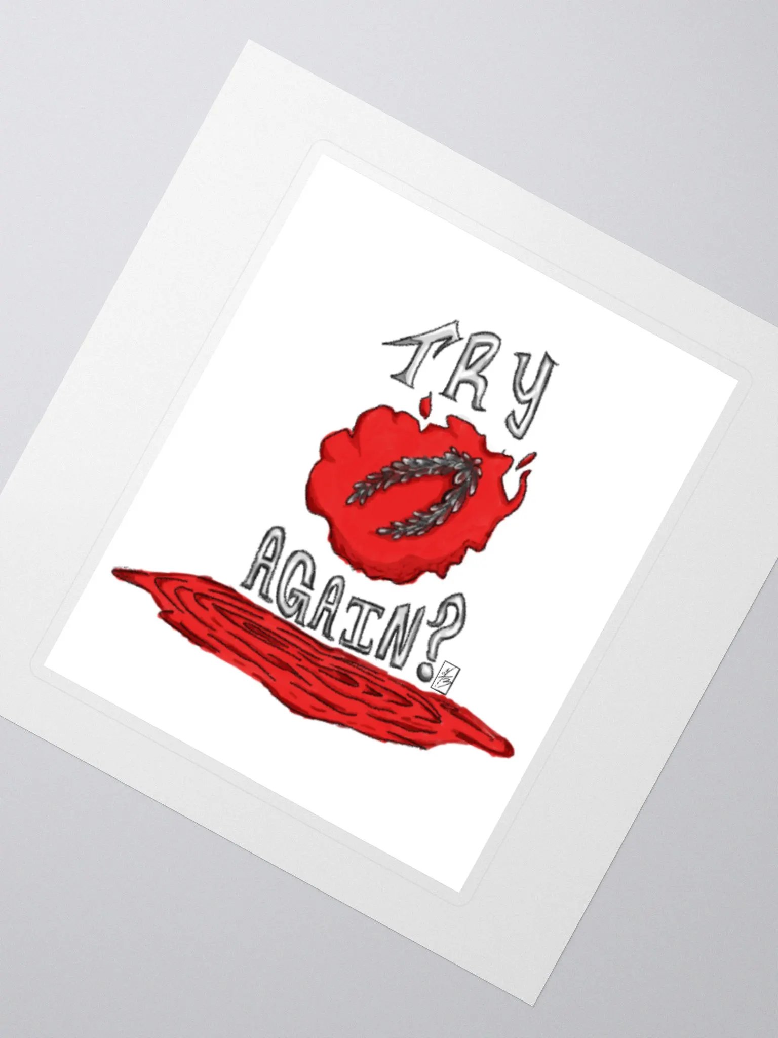 Try again? sticker product image (2)