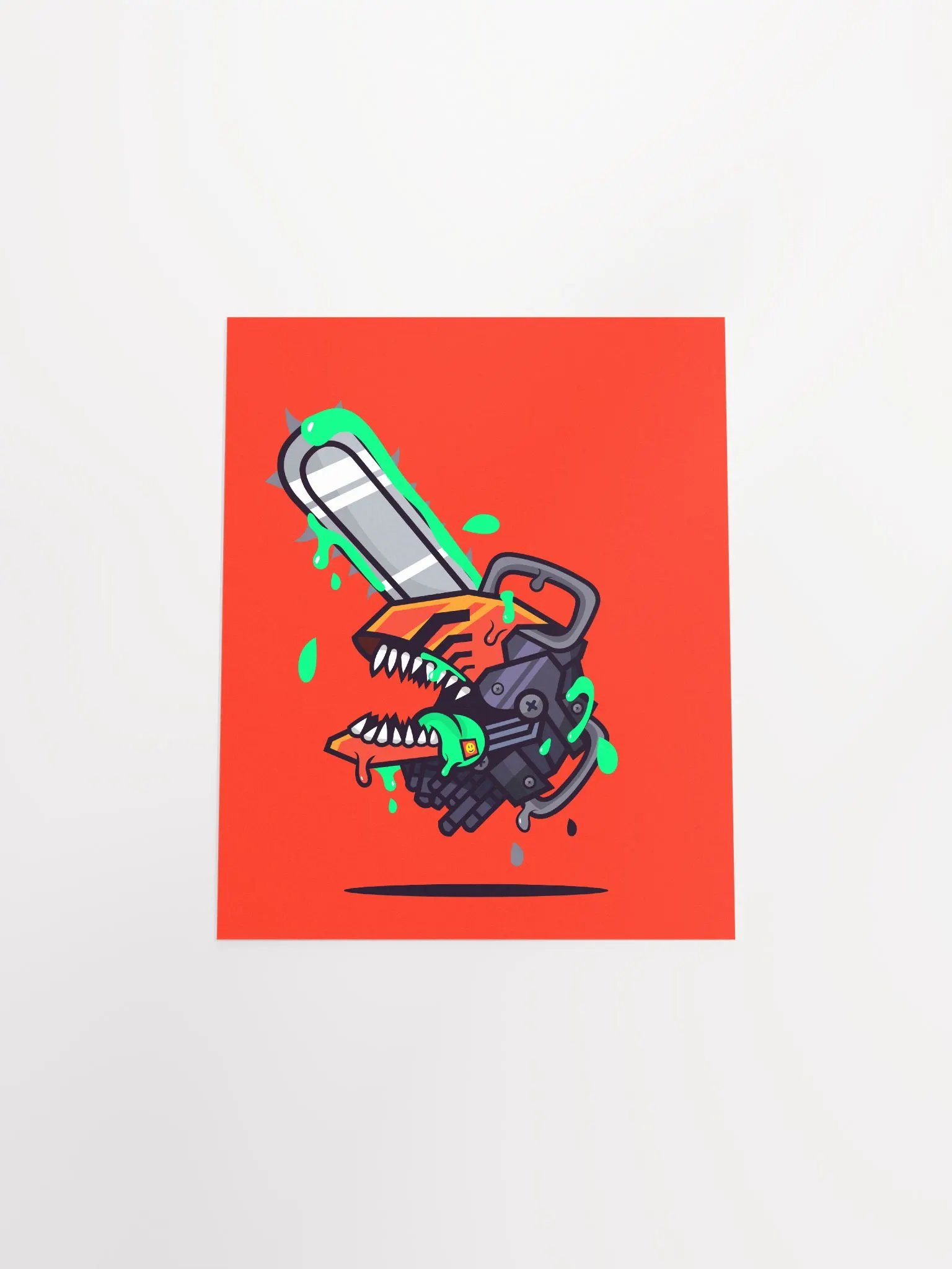 Trippy Chainsaw Poster Print product image (17)
