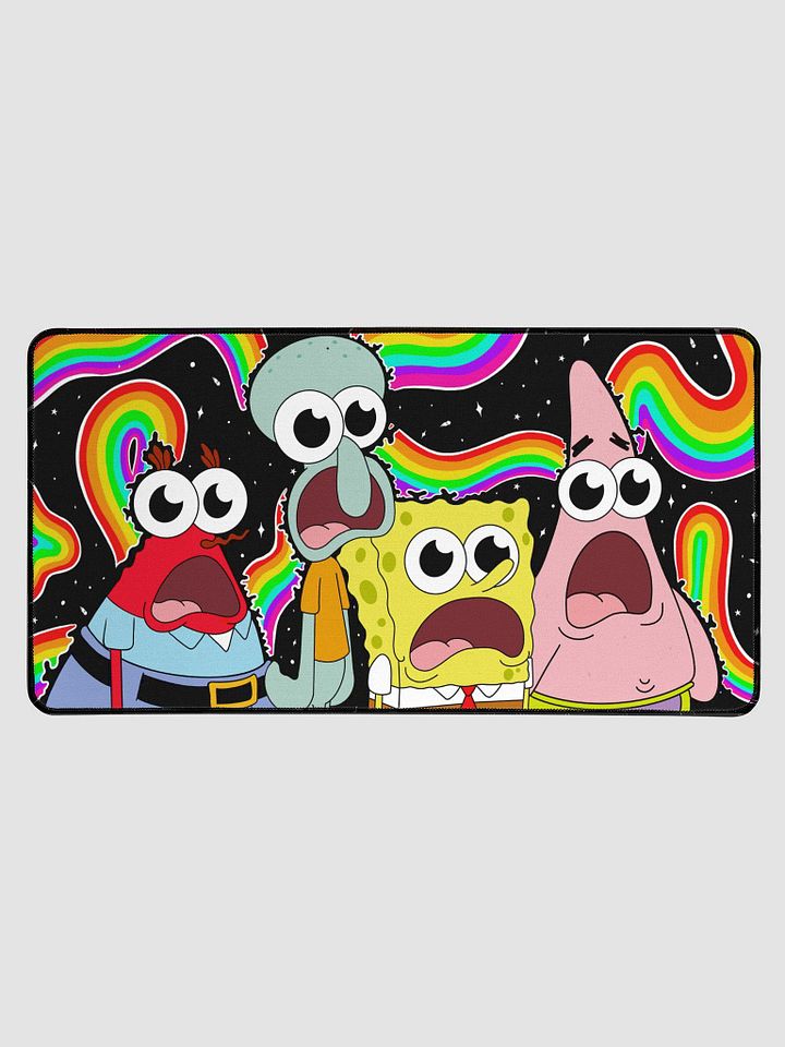 Trippy Spongeboob Desk Mat product image (1)