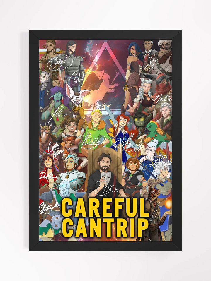 Careful Cantrip Memory Poster FRAMED product image (2)