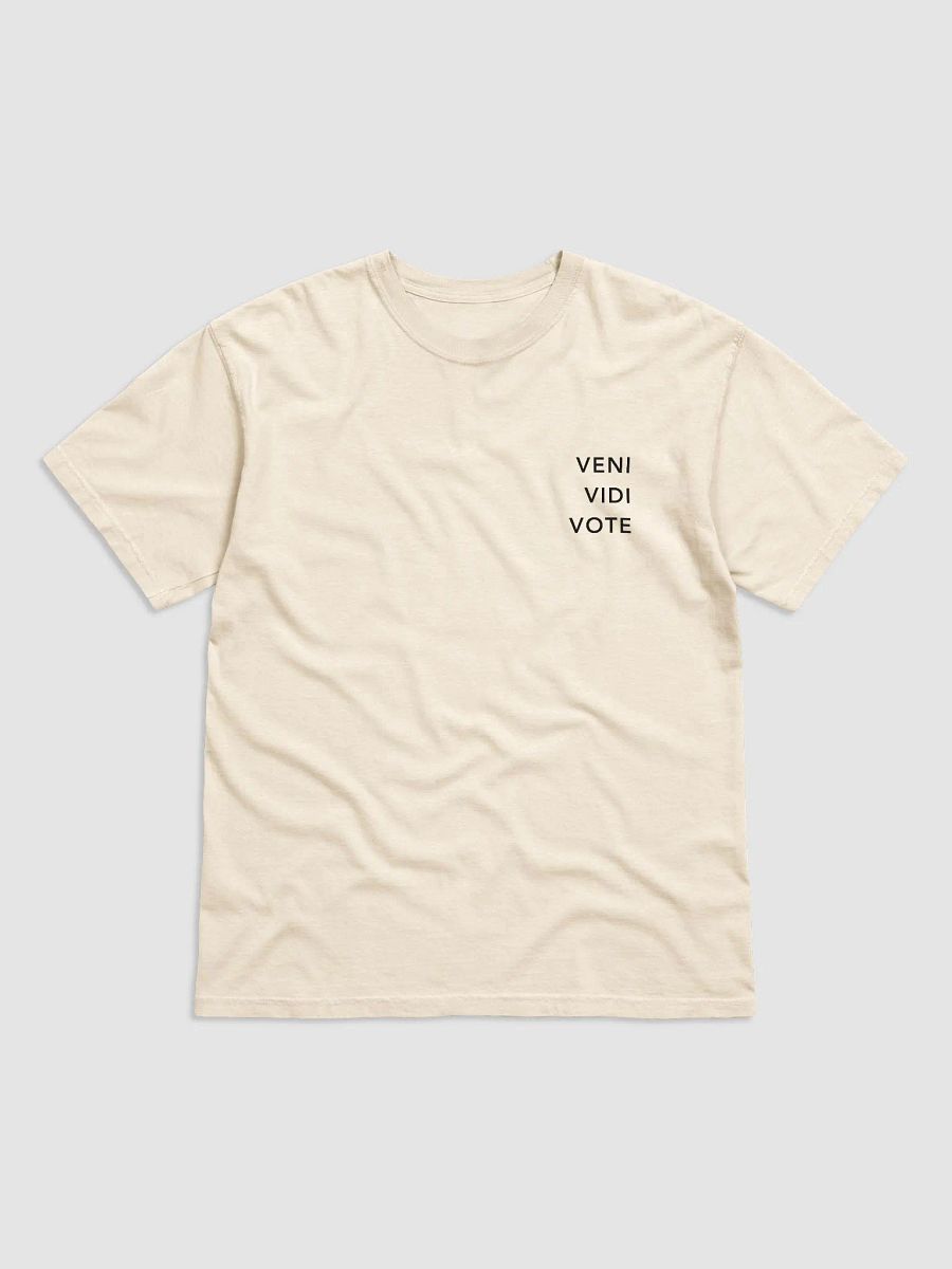 White or Ivory - Veni, Vidi, Vote Minimalist T-Shirt product image (1)