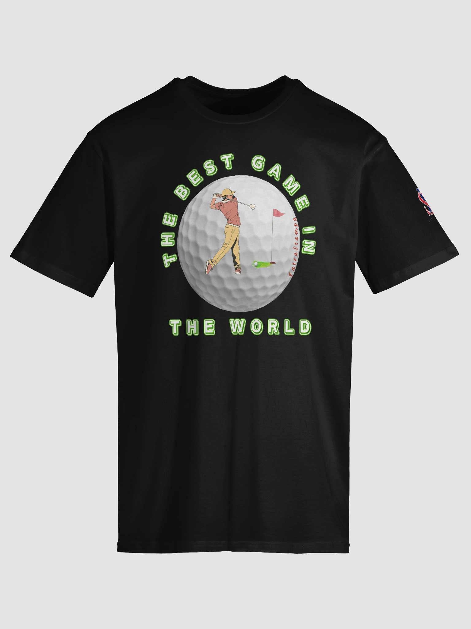 Swing into Style with 'The Best Game' Golf Ball T-Shirt product image (15)