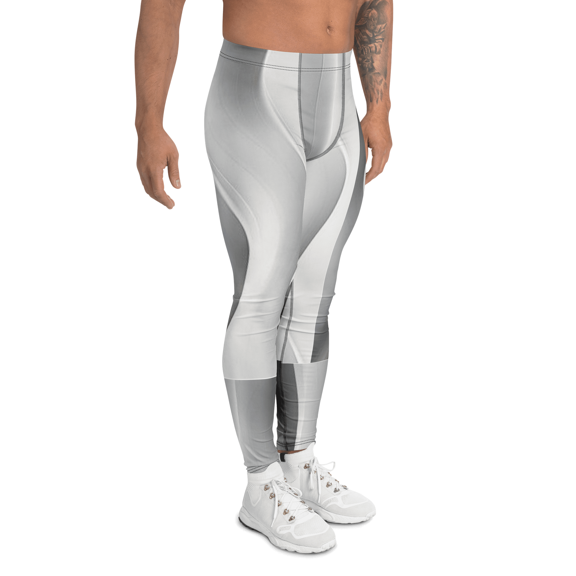 Futuristic Armor Style Print Men's Leggings product image (3)