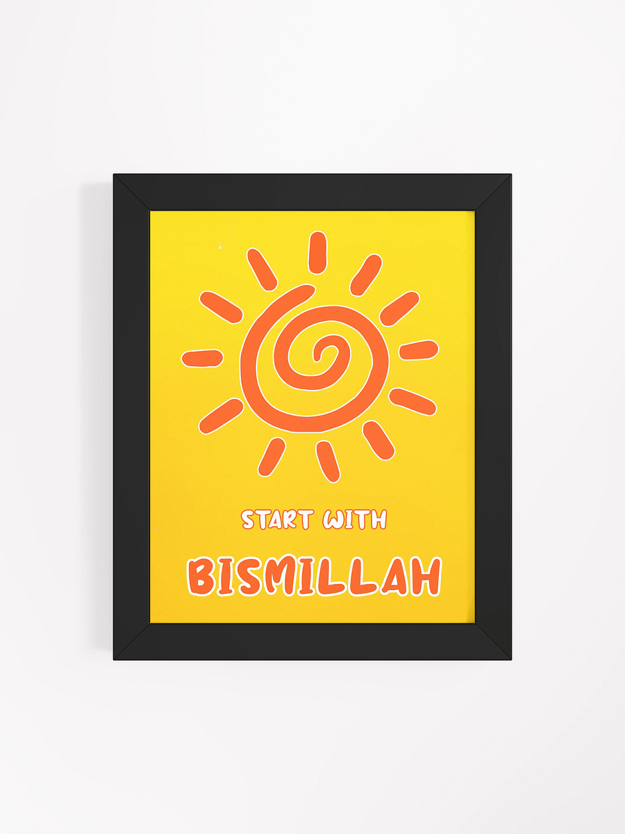 Start with Bismillah Kids Wall Art product image (5)