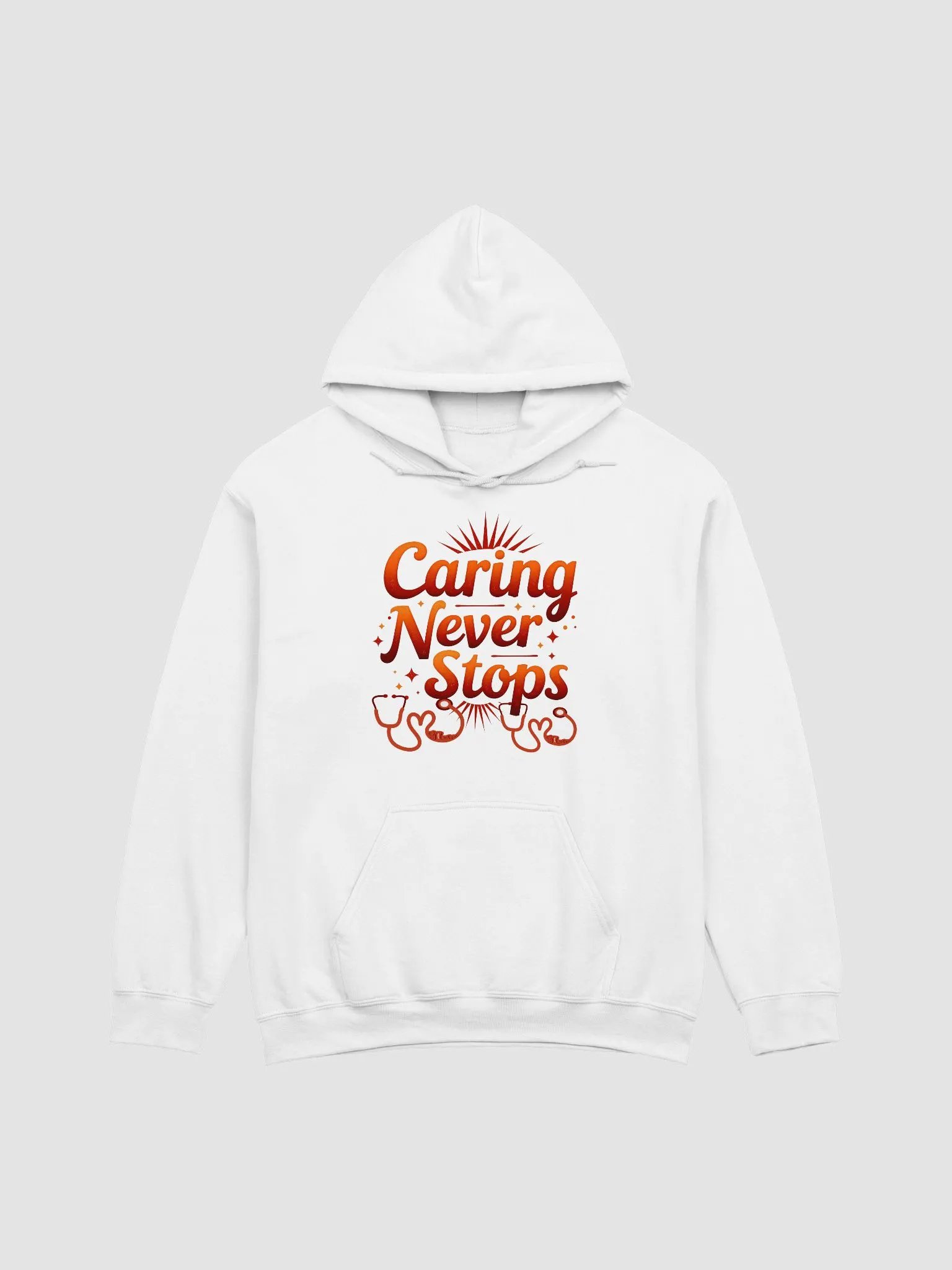 Caring Never Stops Hoodie product image (10)