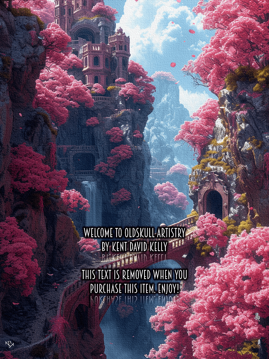Oldskull Artwork 020: Kingdom of Falling Blossoms product image (1)