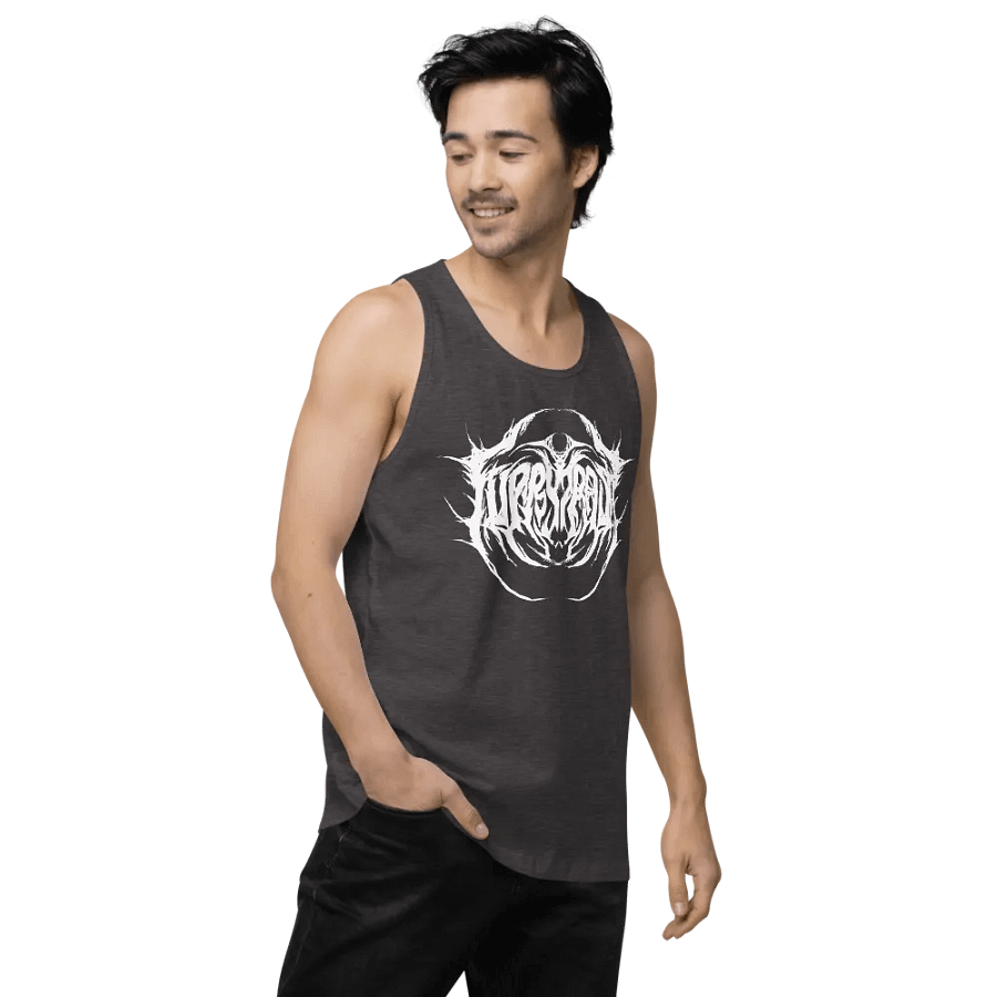 Furry Trash Metal Logo Tank - White Print product image (3)