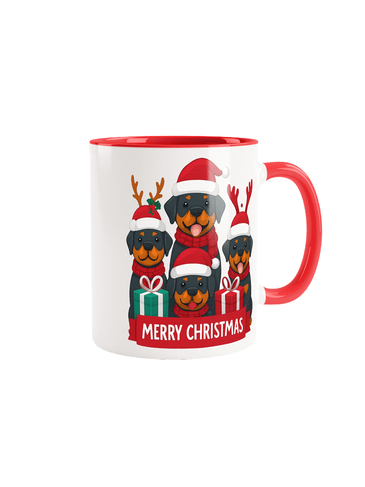 Rottweiler Santa Paws Ceramic Christmas Mug product image (4)
