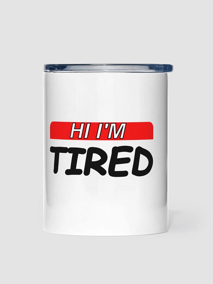 Tired stainless steel mug product image (1)