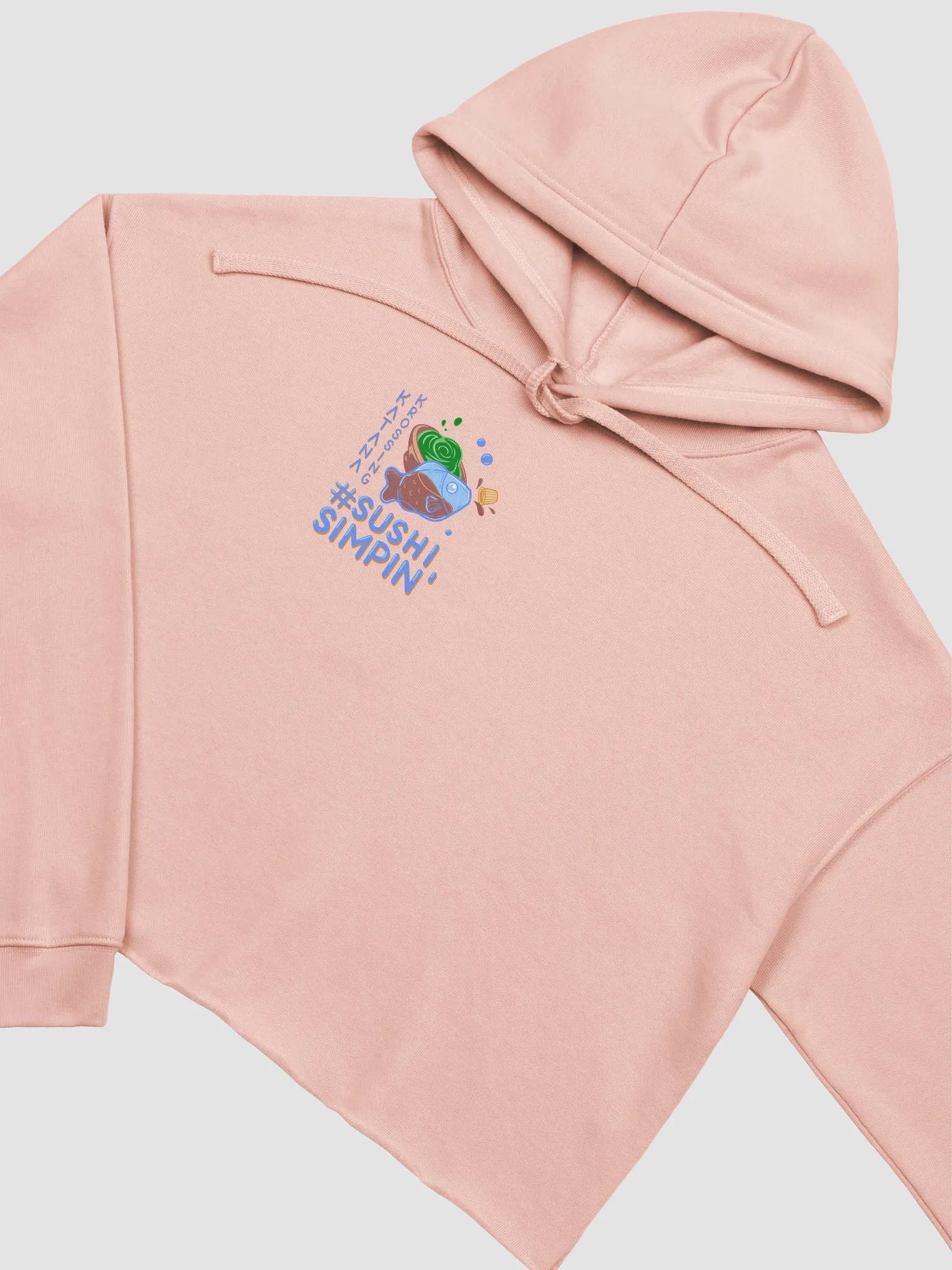 Sushi Simpin' Cropped Hoodie product image (3)