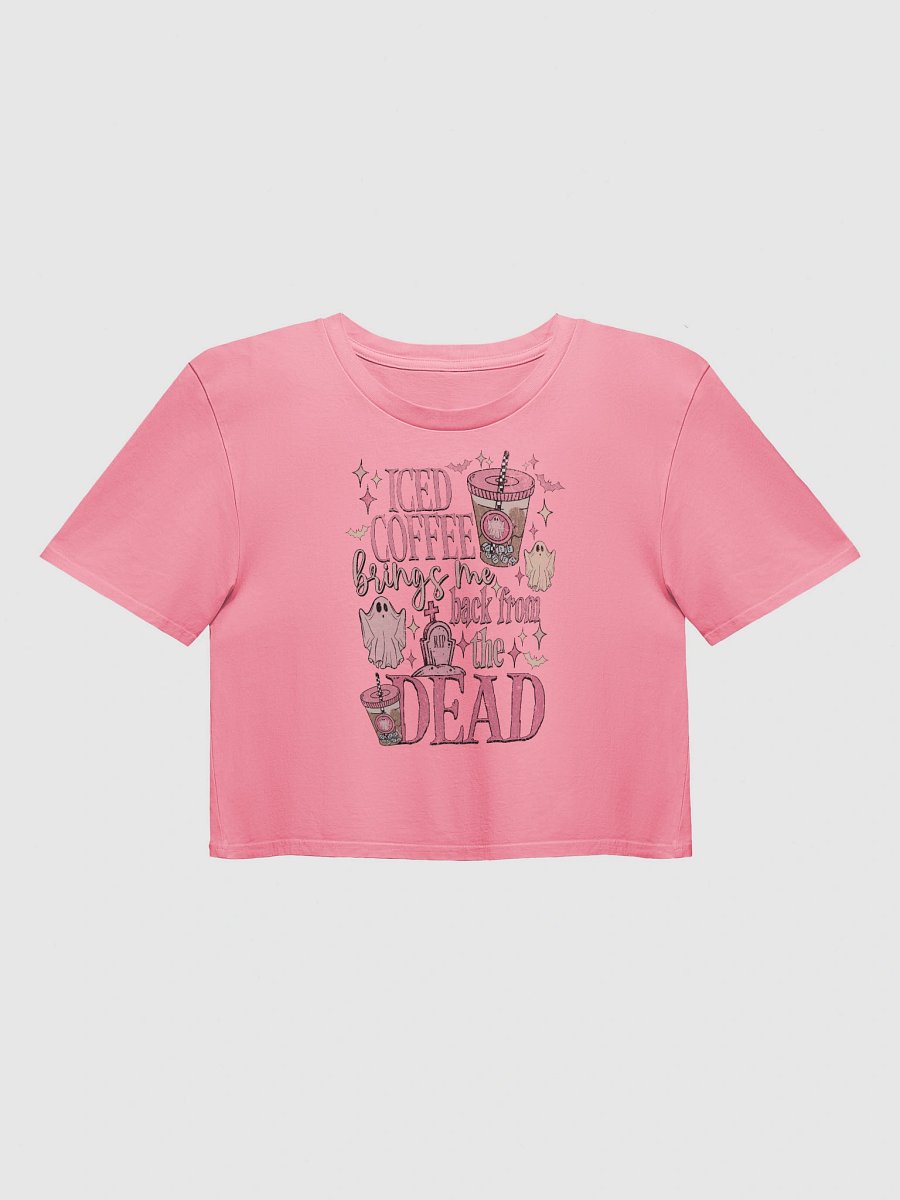 'Spooky Iced Coffee' Crop Top product image (2)