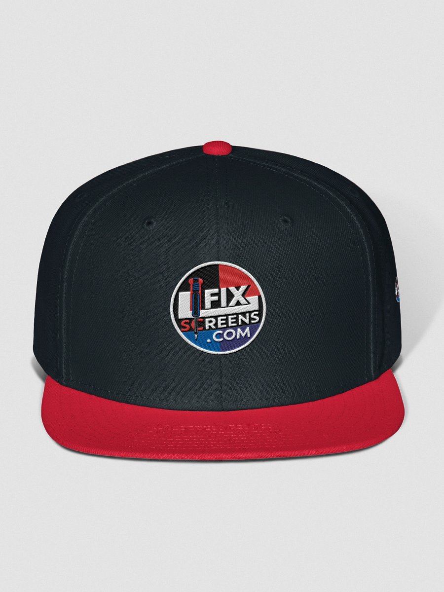 iFixScreens Circle Badge Logo Wool Blend Snapback Cap product image (10)